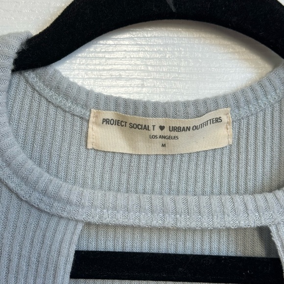 Urban Outfitters Project T Cut-Out Blue Sweater - Picture 6 of 6